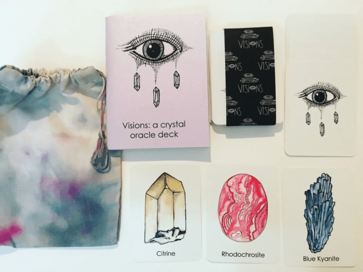 Visions: A Crystal Oracle Deck by Jessika Fancy